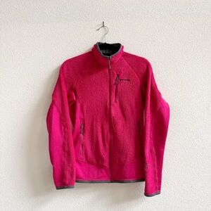 Patagonia R Series Fleece Jacket Womens Small Pink Full Zip Regulator